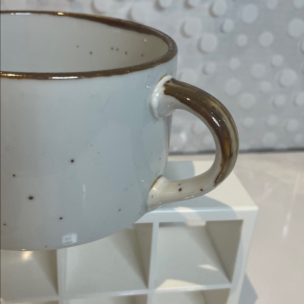 Vintage Japanese Stoneware Jumbo SunFlower Soup Mug - Picture 2 of 8
